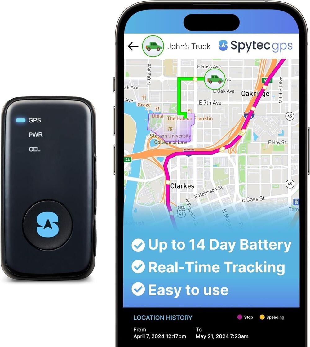 Spy Tec Atlas GPS Tracker Starter Kit -1st Month Included - Vehicles & Your Kids